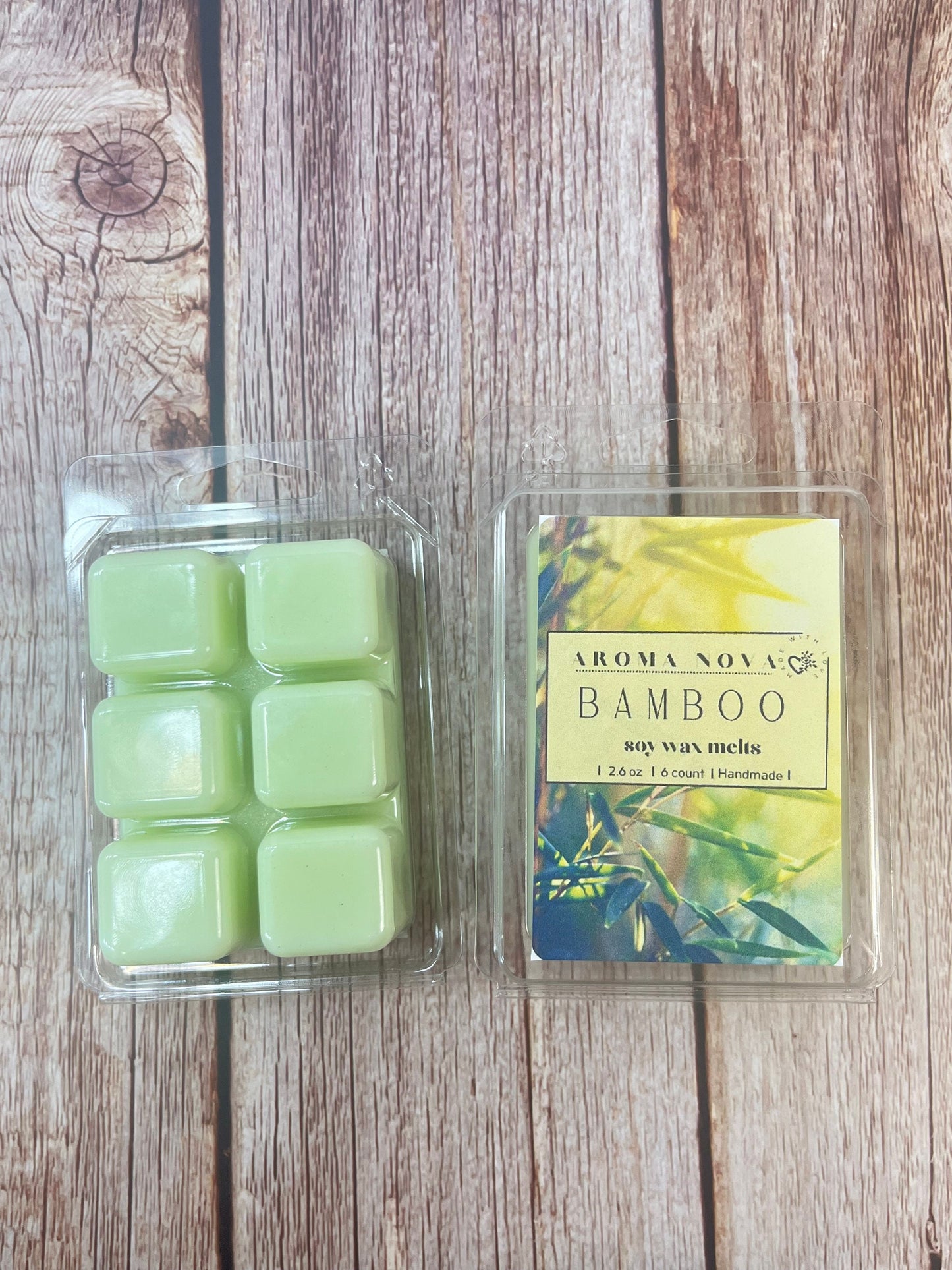 Bamboo| Fresh Scented Wax Melt| Strong Scented Long Lasting, Non-toxic Wax Tarts, Home Fragrance Essentials