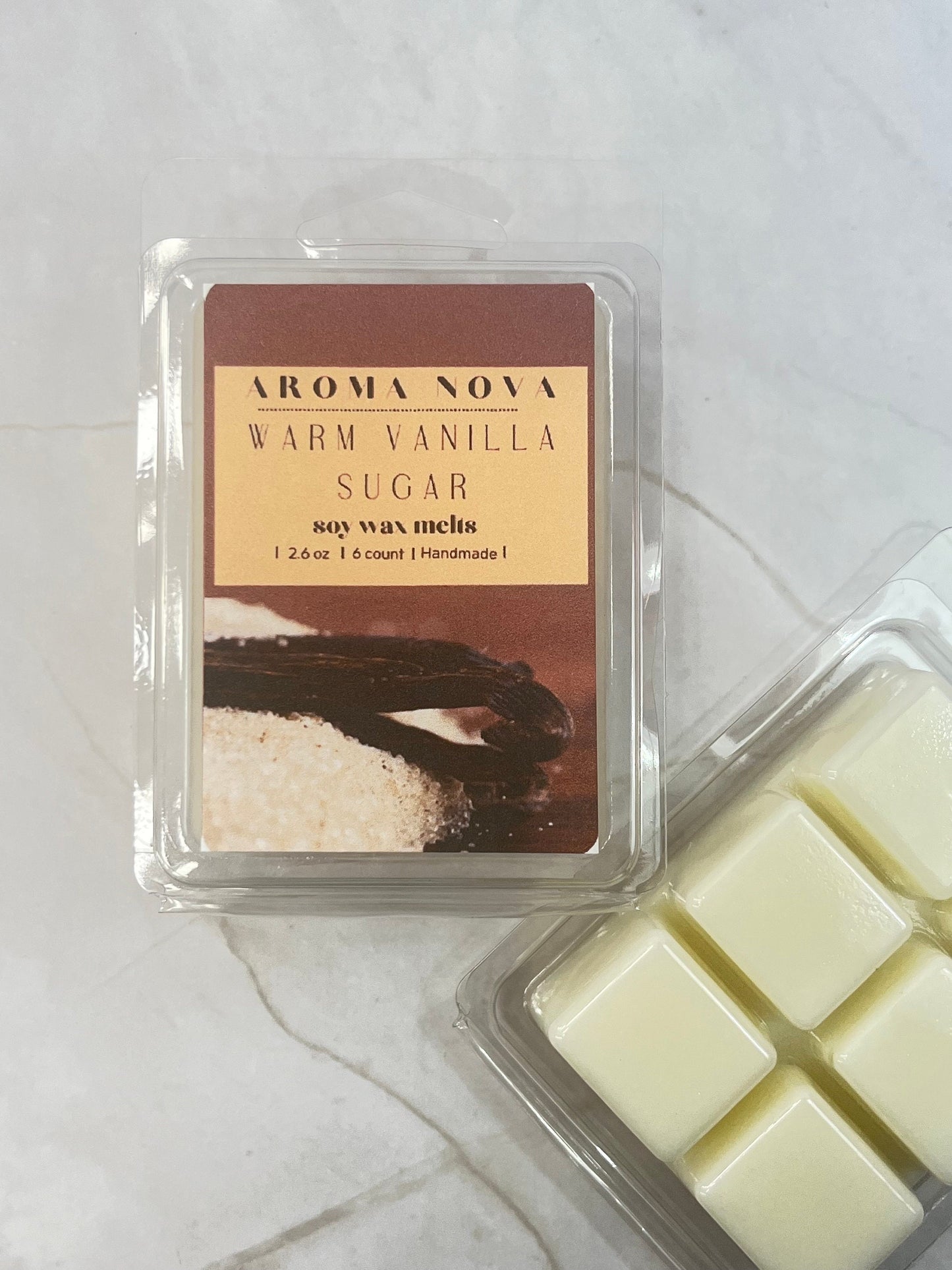 Warm Vanilla Sugar! Strong scented soy wax melt long lasting home fragrance, Non-toxic Wax Tarts, Home Fragrance Essentials