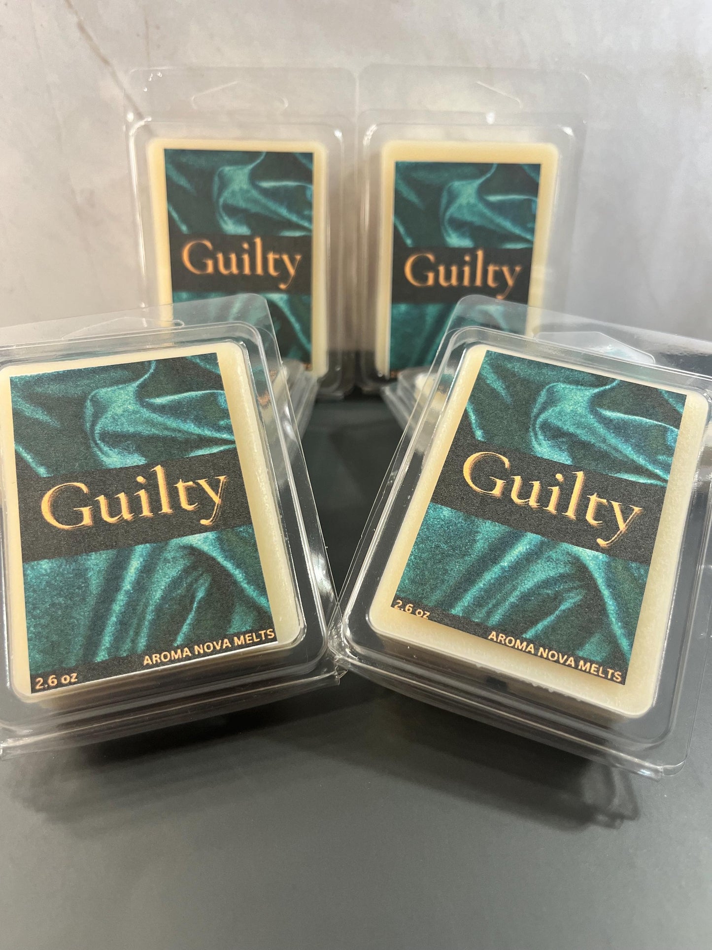 GUILTY Mens Scented Home Fragrance | Strong Scented Soy Wax Melt, Non-toxic Wax Tarts, Home Fragrance Essentials