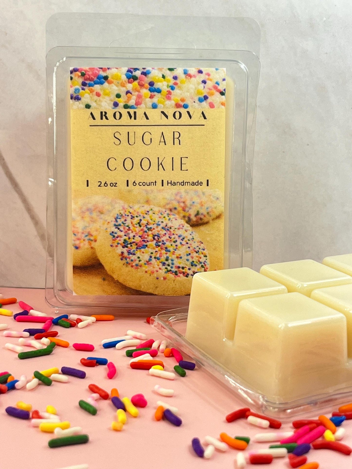 Sugar Cookie Wax Melts! Strong scented soy wax melt long lasting home fragrance, Non-toxic Wax Tarts, Home Fragrance Essentials