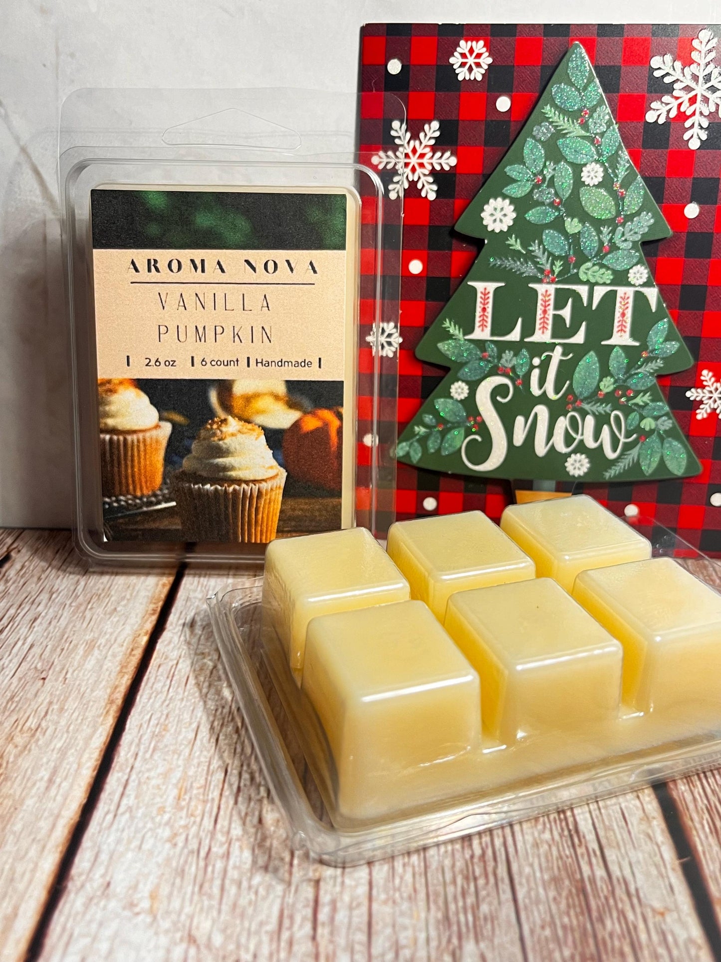 Vanilla Pumpkin |Holiday Fragrance |Strong scented soy wax melt long lasting home fragrance, Non-toxic Wax Tarts, Home Fragrance Essentials