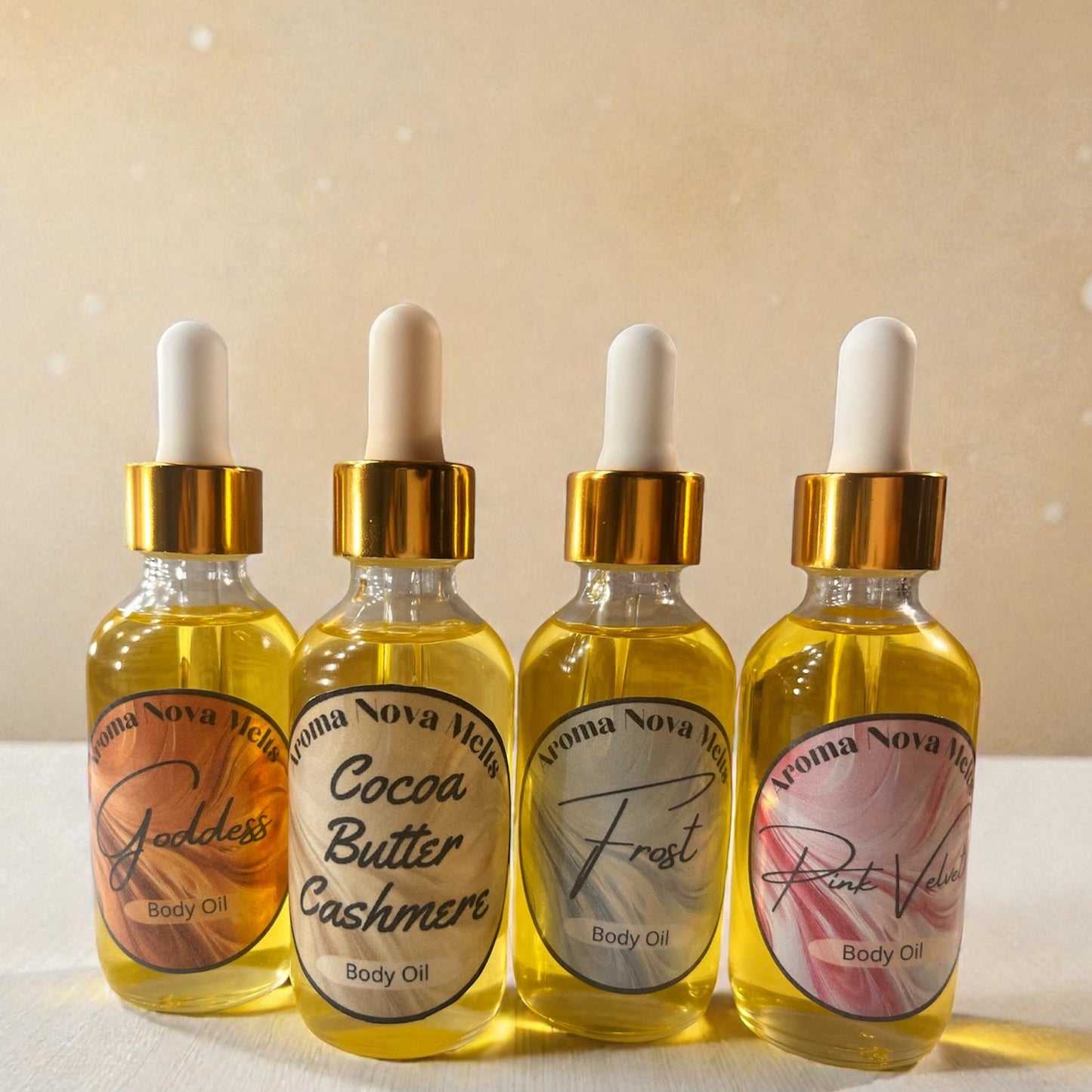 Scented Body Oil Gift Set Bundle