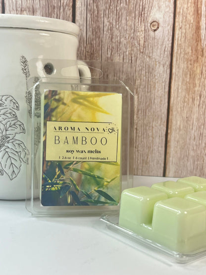 Bamboo| Fresh Scented Wax Melt| Strong Scented Long Lasting, Non-toxic Wax Tarts, Home Fragrance Essentials
