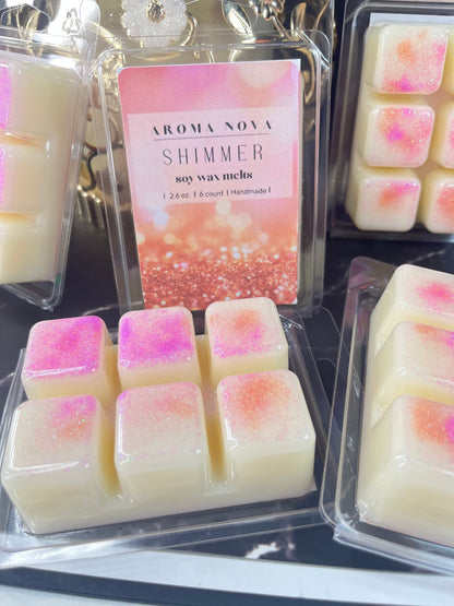 SHIMMER Soy Wax Melt! Strong Scented Long Lasting Home Fragrance, Non-toxic Wax Tarts, Home Fragrance Essentials, VS Type Fragrance