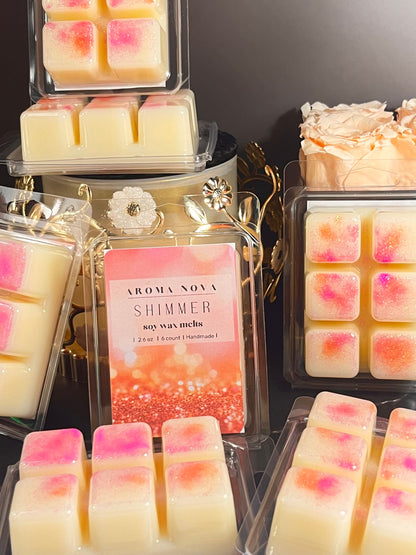 SHIMMER Soy Wax Melt! Strong Scented Long Lasting Home Fragrance, Non-toxic Wax Tarts, Home Fragrance Essentials, VS Type Fragrance