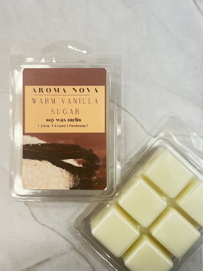 Warm Vanilla Sugar! Strong scented soy wax melt long lasting home fragrance, Non-toxic Wax Tarts, Home Fragrance Essentials