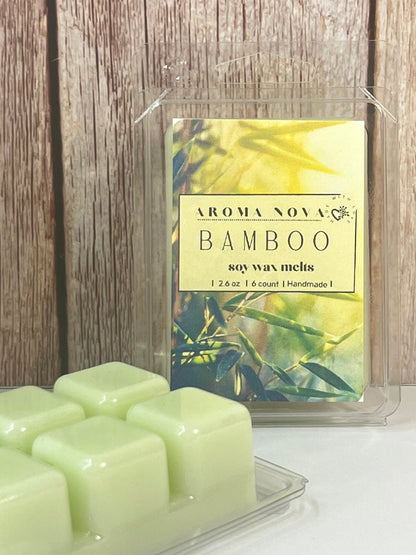 Bamboo| Fresh Scented Wax Melt| Strong Scented Long Lasting, Non-toxic Wax Tarts, Home Fragrance Essentials