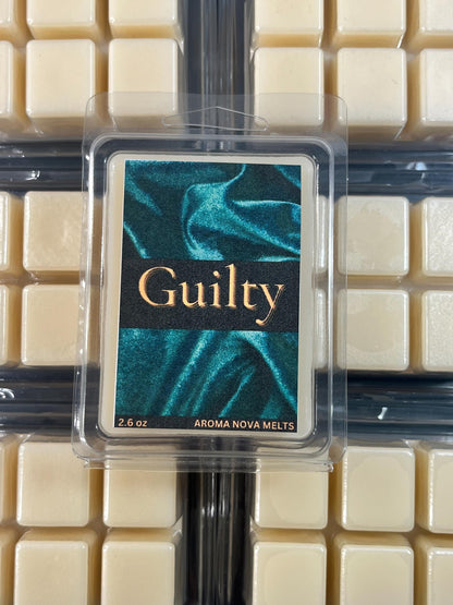GUILTY Mens Scented Home Fragrance | Strong Scented Soy Wax Melt, Non-toxic Wax Tarts, Home Fragrance Essentials
