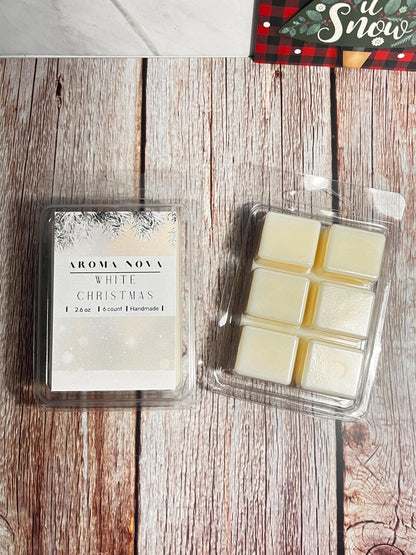 White Christmas |Holiday Fragrance |Strong scented soy wax melt long lasting home fragrance, Non-toxic Wax Tarts, Home Fragrance Essentials