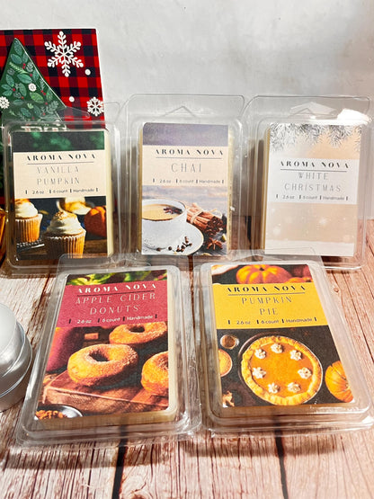 Seasonal Gift Box, Wax Melts and Wax Warmer, Wax Melt Starter Kit, Home Fragrance Essentials