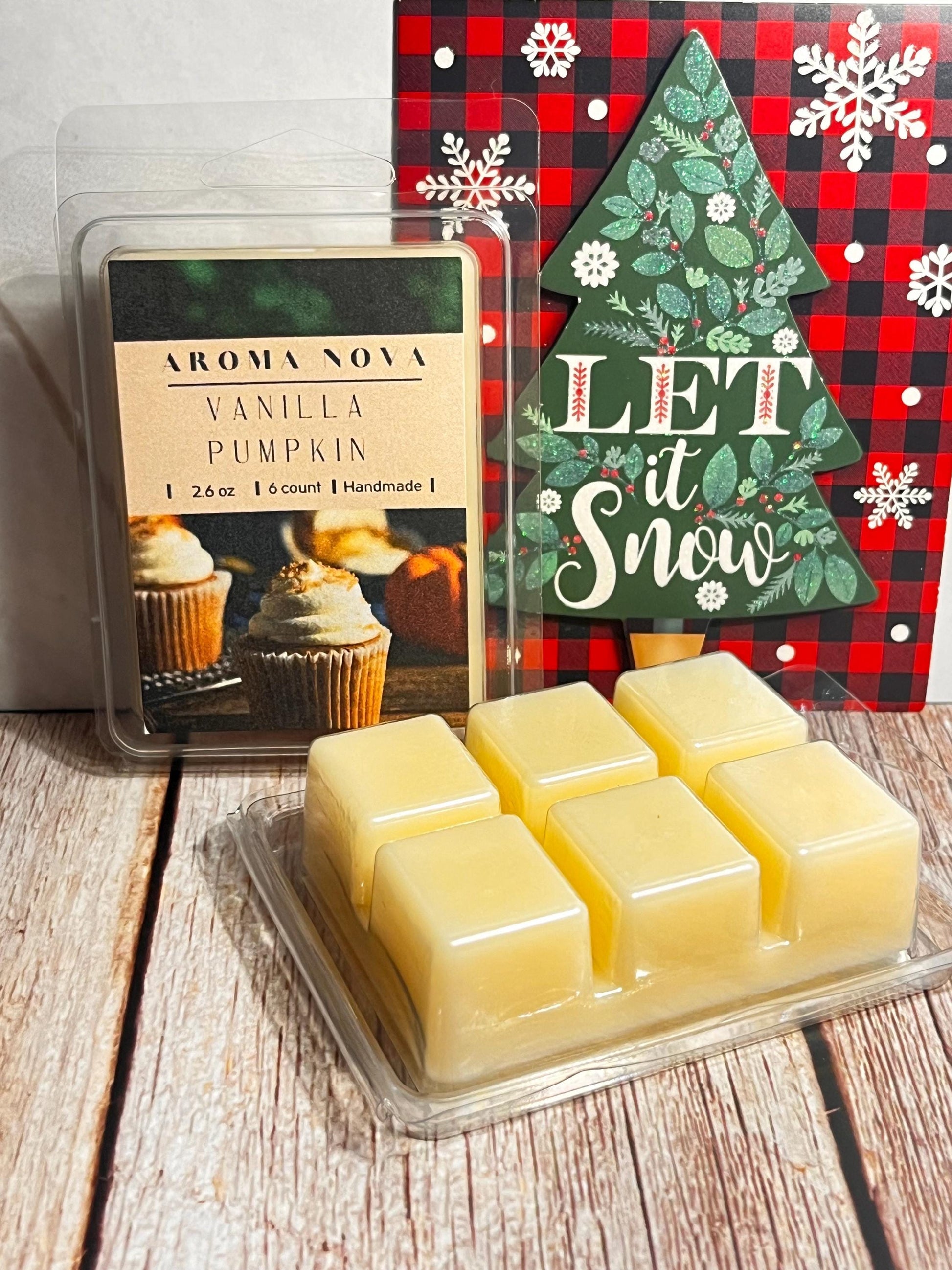 Vanilla Pumpkin |Holiday Fragrance |Strong scented soy wax melt long lasting home fragrance, Non-toxic Wax Tarts, Home Fragrance Essentials