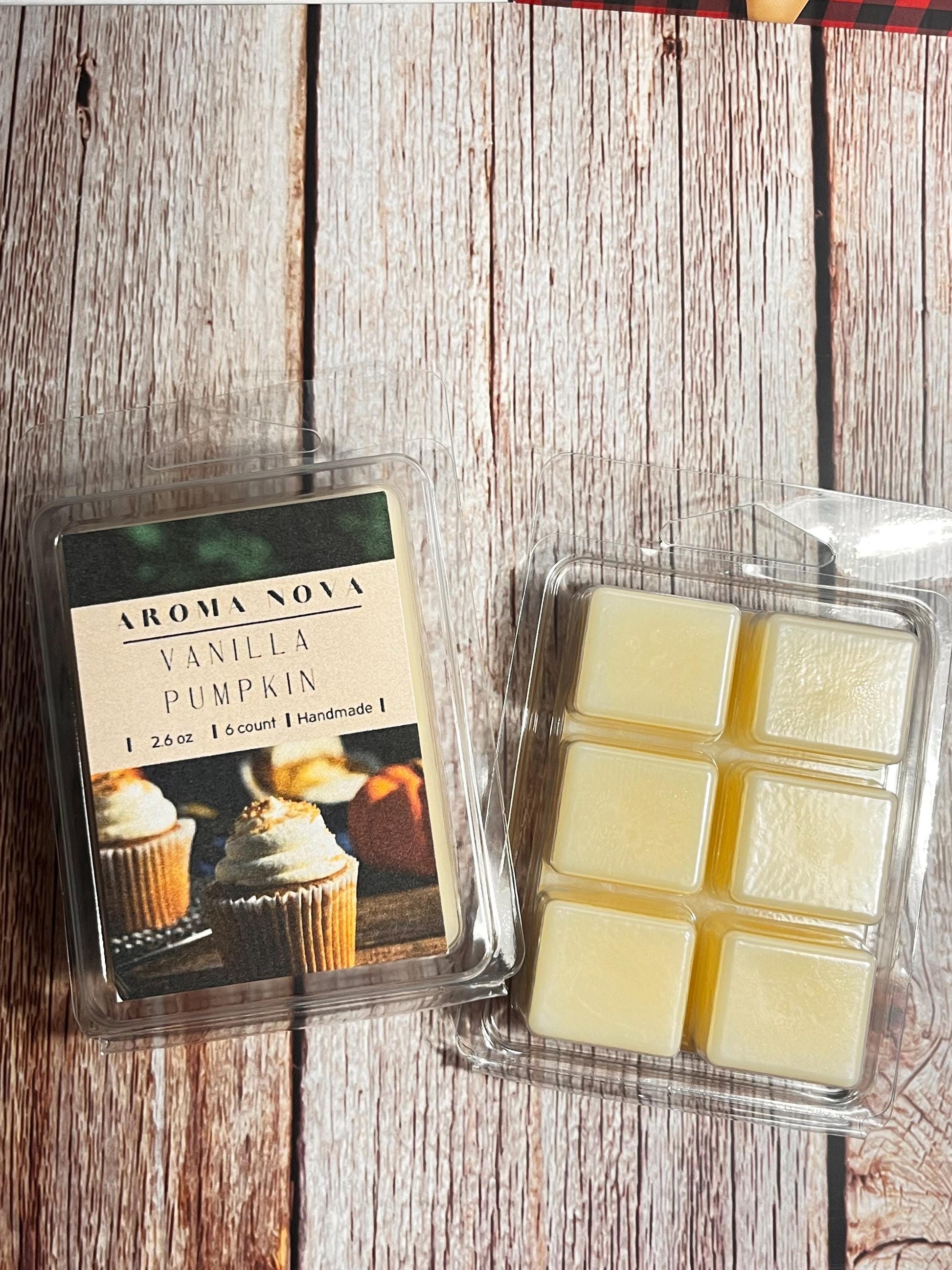 Vanilla Pumpkin |Holiday Fragrance |Strong scented soy wax melt long lasting home fragrance, Non-toxic Wax Tarts, Home Fragrance Essentials
