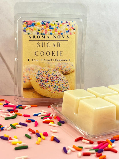 Sugar Cookie Wax Melts! Strong scented soy wax melt long lasting home fragrance, Non-toxic Wax Tarts, Home Fragrance Essentials