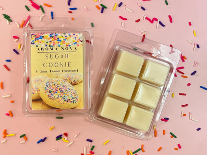 Sugar Cookie Wax Melts! Strong scented soy wax melt long lasting home fragrance, Non-toxic Wax Tarts, Home Fragrance Essentials