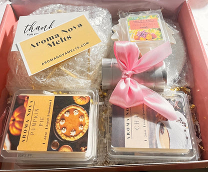Seasonal Gift Box, Wax Melts and Wax Warmer, Wax Melt Starter Kit, Home Fragrance Essentials