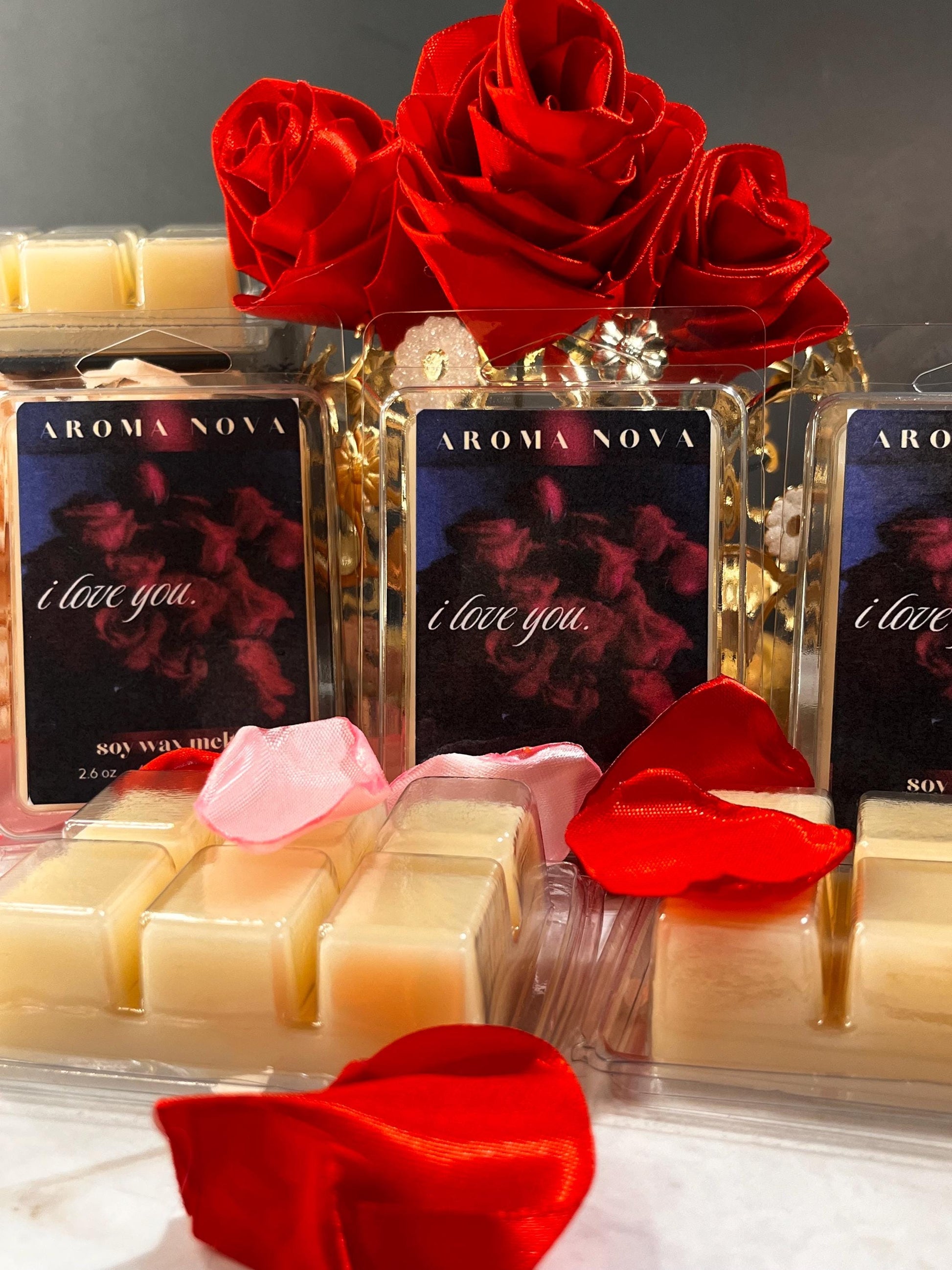 I Love You |Valentine’s Day Fragrance |Dark Romance |Strong scented soy wax melt long-lasting home fragrance essentials, Non-toxic Wax Tarts