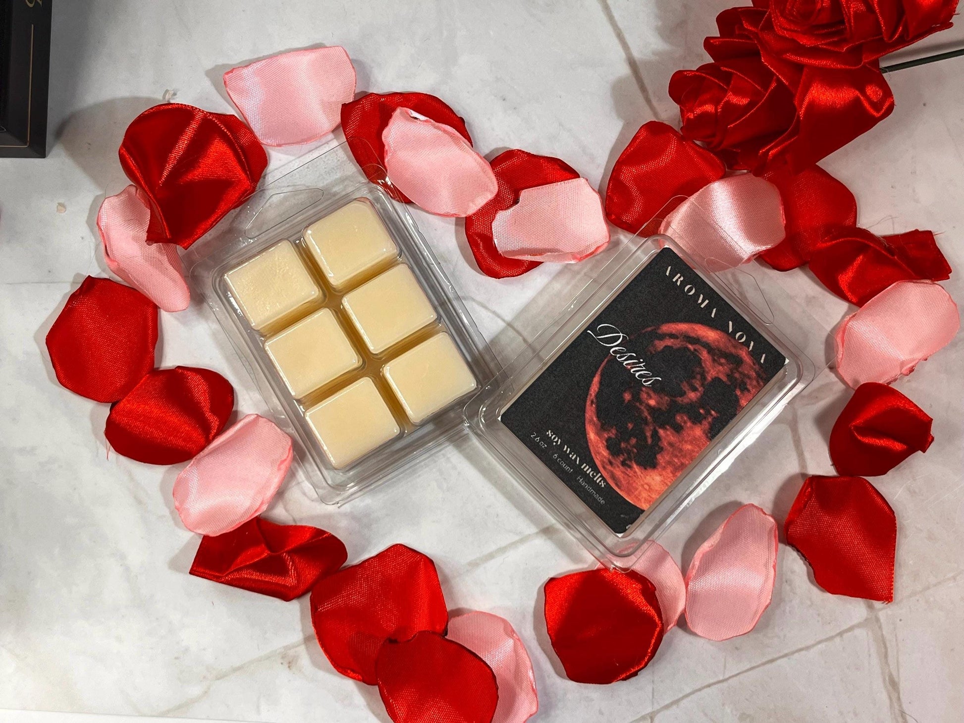Desires |Valentine's Day Fragrance |Dark Romance Melts| Strong scented soy wax melt long lasting home fragrance, Non-toxic Wax Tarts