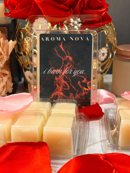 I Burn for You | Bridgerton Inspired Scent| Valentine's Day Strong scented soy wax melts long-lasting, Non-toxic Wax Tarts, Dark Romance
