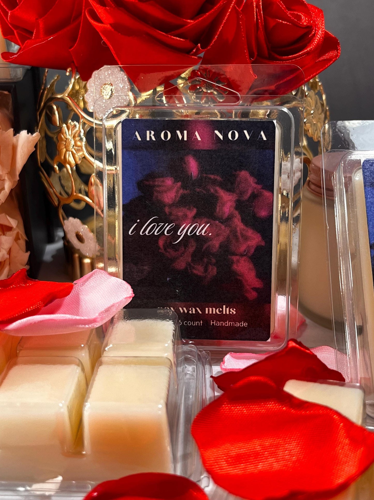 I Love You |Valentine’s Day Fragrance |Dark Romance |Strong scented soy wax melt long-lasting home fragrance essentials, Non-toxic Wax Tarts