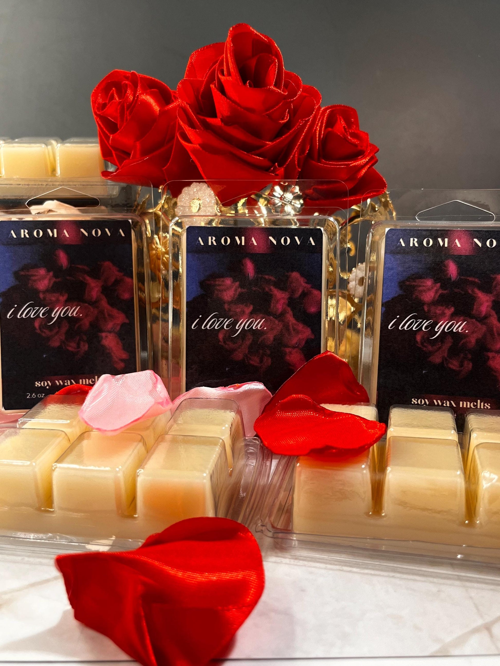 I Love You |Valentine’s Day Fragrance |Dark Romance |Strong scented soy wax melt long-lasting home fragrance essentials, Non-toxic Wax Tarts