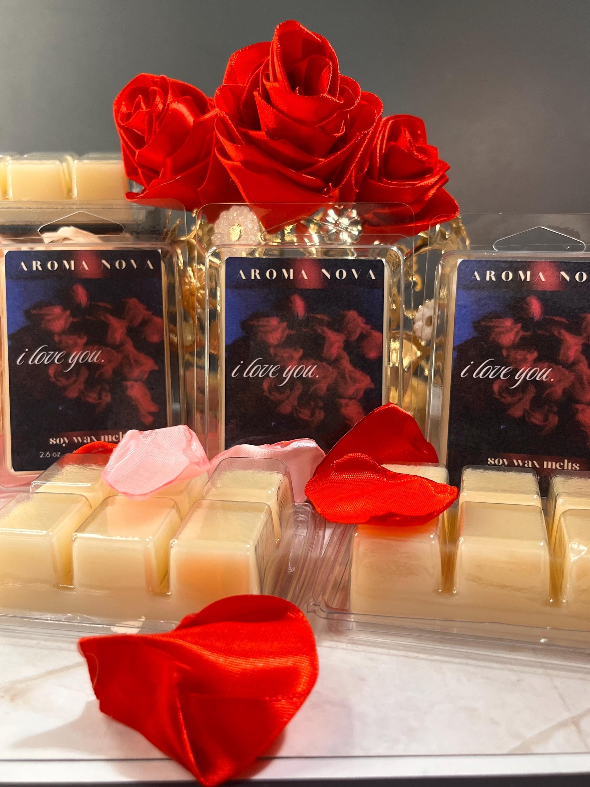 I Love You |Valentine’s Day Fragrance |Dark Romance |Strong scented soy wax melt long-lasting home fragrance essentials, Non-toxic Wax Tarts