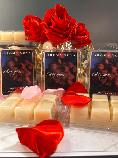 I Love You |Valentine’s Day Fragrance |Dark Romance |Strong scented soy wax melt long-lasting home fragrance essentials, Non-toxic Wax Tarts