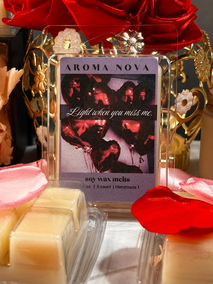 Valentine’s Day gift set l 5 Long Lasting Romantic Wax Melts, Strong Scented Home Fragrance Essentials| Dark romance