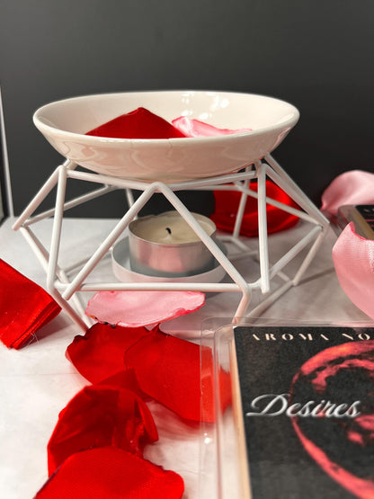 The Ultimate Valentine's Day Wax Melt Gift Set, 5 Wax Melts and Limited Edition Wax Warmer, Wax Melt Starter Kit, Home Fragrance Essentials