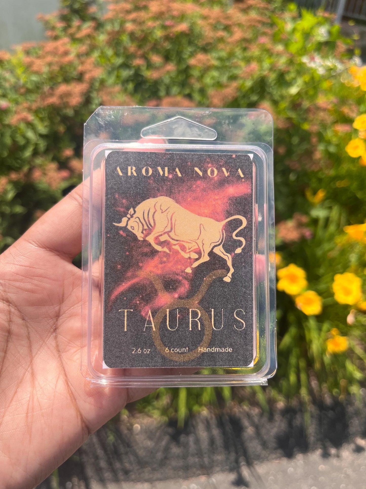 Taurus Zodiac Sign Soy Wax Melt Strong Scented Long Lasting Melt, Non-toxic Wax Tarts, Home Fragrance Essentials
