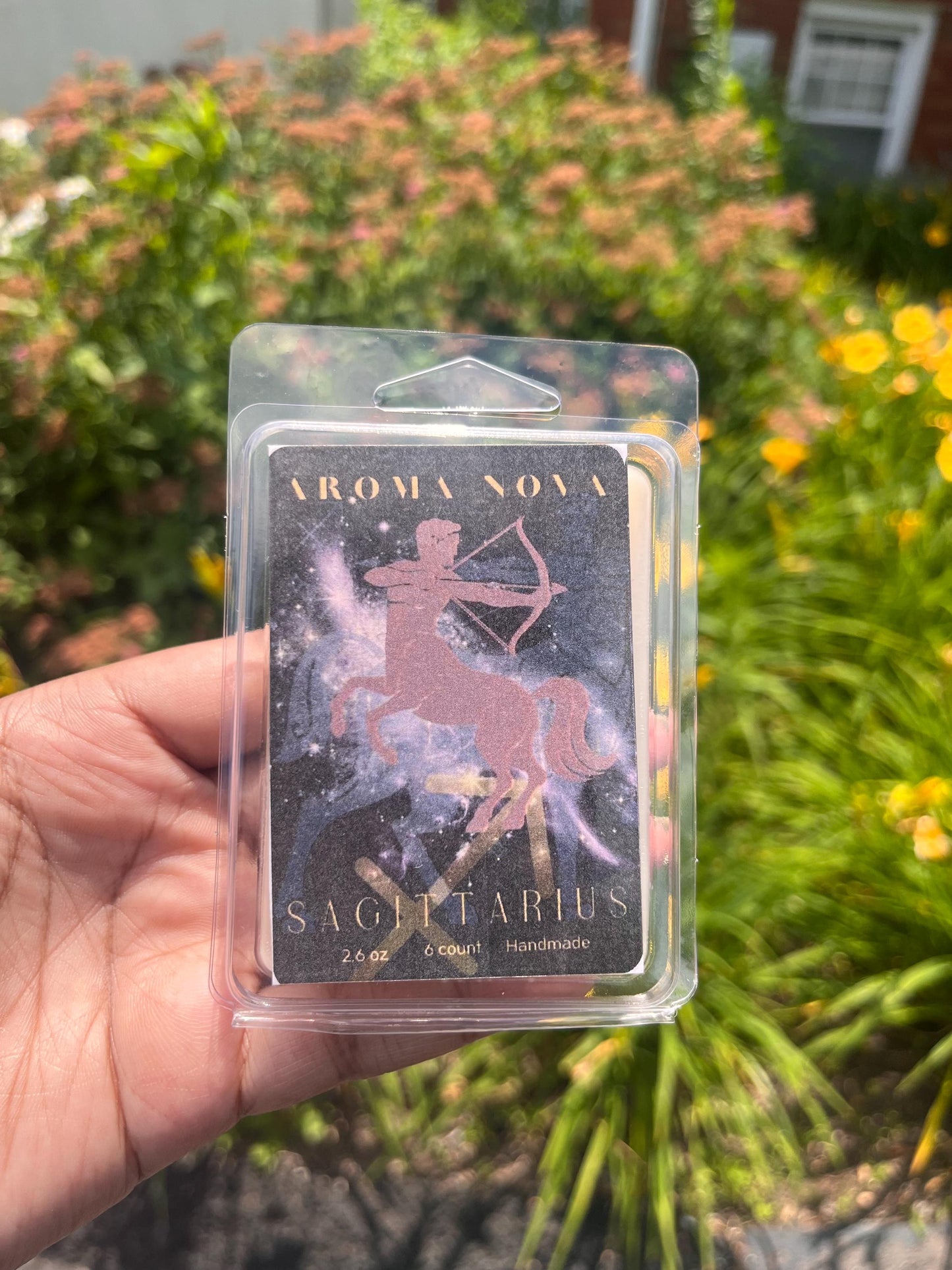Sagittarius Zodiac Sign Soy Wax Melt Strong Scented Long Lasting Melt, Non-toxic Wax Tarts, Home Fragrance Essentials