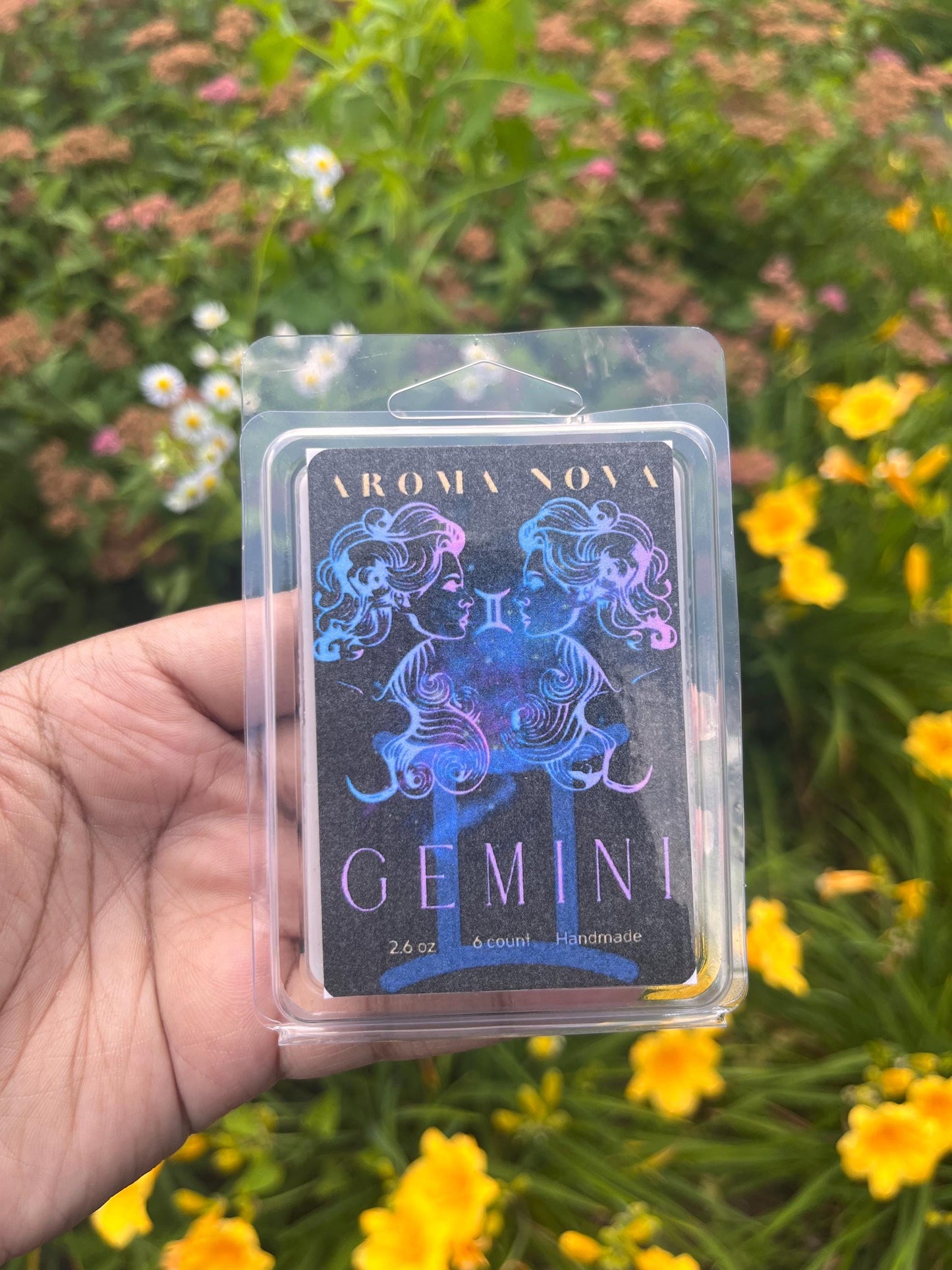 Gemini Zodiac Sign Soy Wax Melt Strong Scented Long Lasting Melt, Non-toxic Wax Tarts, Home Fragrance Essentials