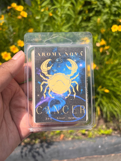 Cancer Zodiac Sign Soy Wax Melt Strong Scented Long Lasting Melt, Non-toxic Wax Tarts, Home Fragrance Essentials