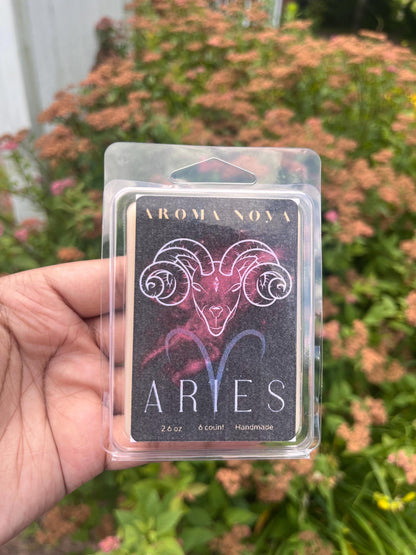 Aries Zodiac Sign Soy Wax Melt Strong Scented Long Lasting Melt, Non-toxic Wax Tarts, Home Fragrance Essentials
