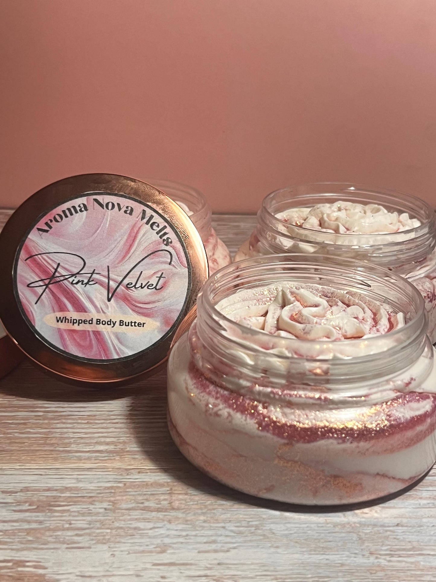 Pink Velvet Rose Gold Shimmer Body Butter 5oz