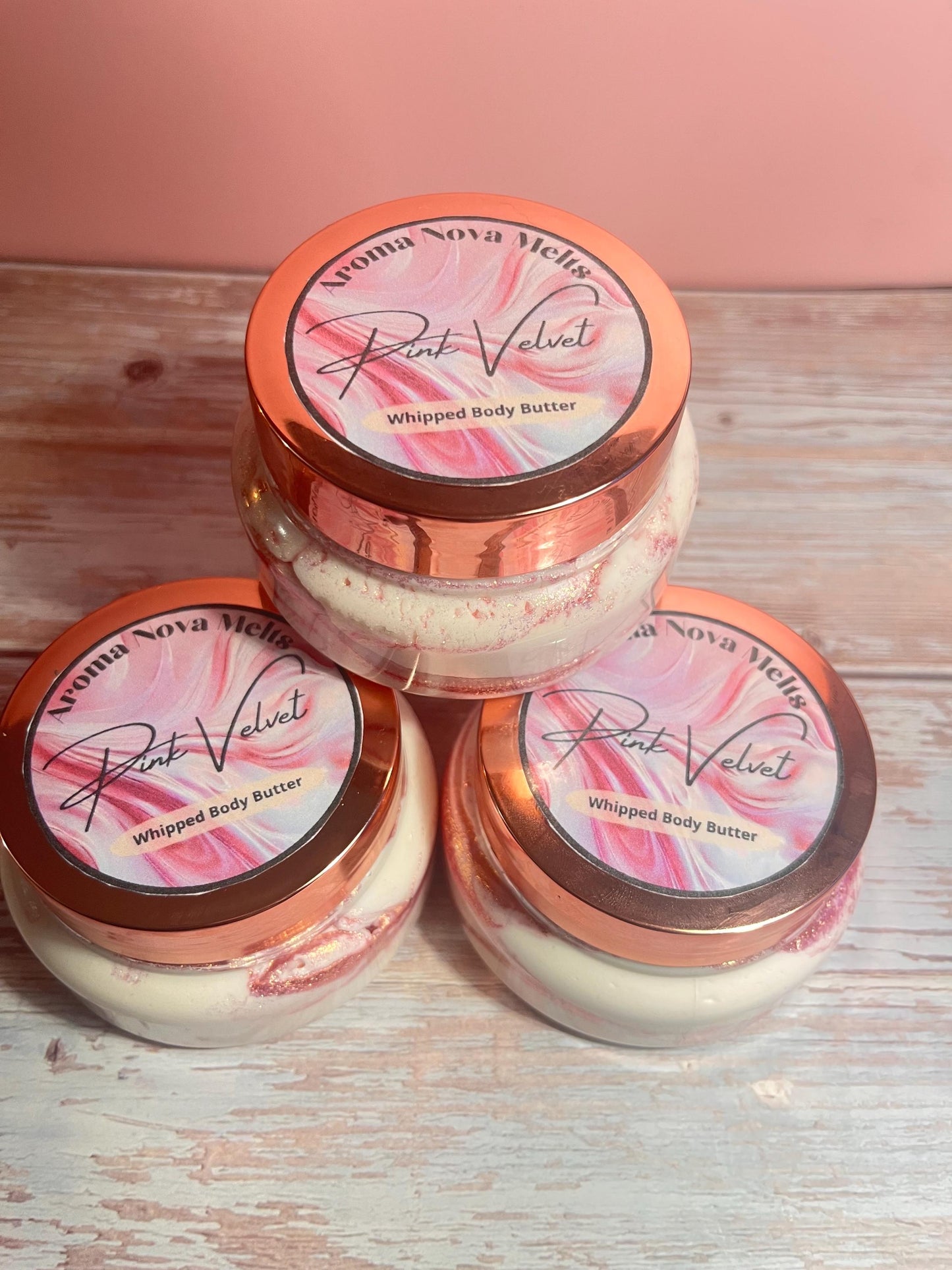 Pink Velvet Rose Gold Shimmer Body Butter 5oz
