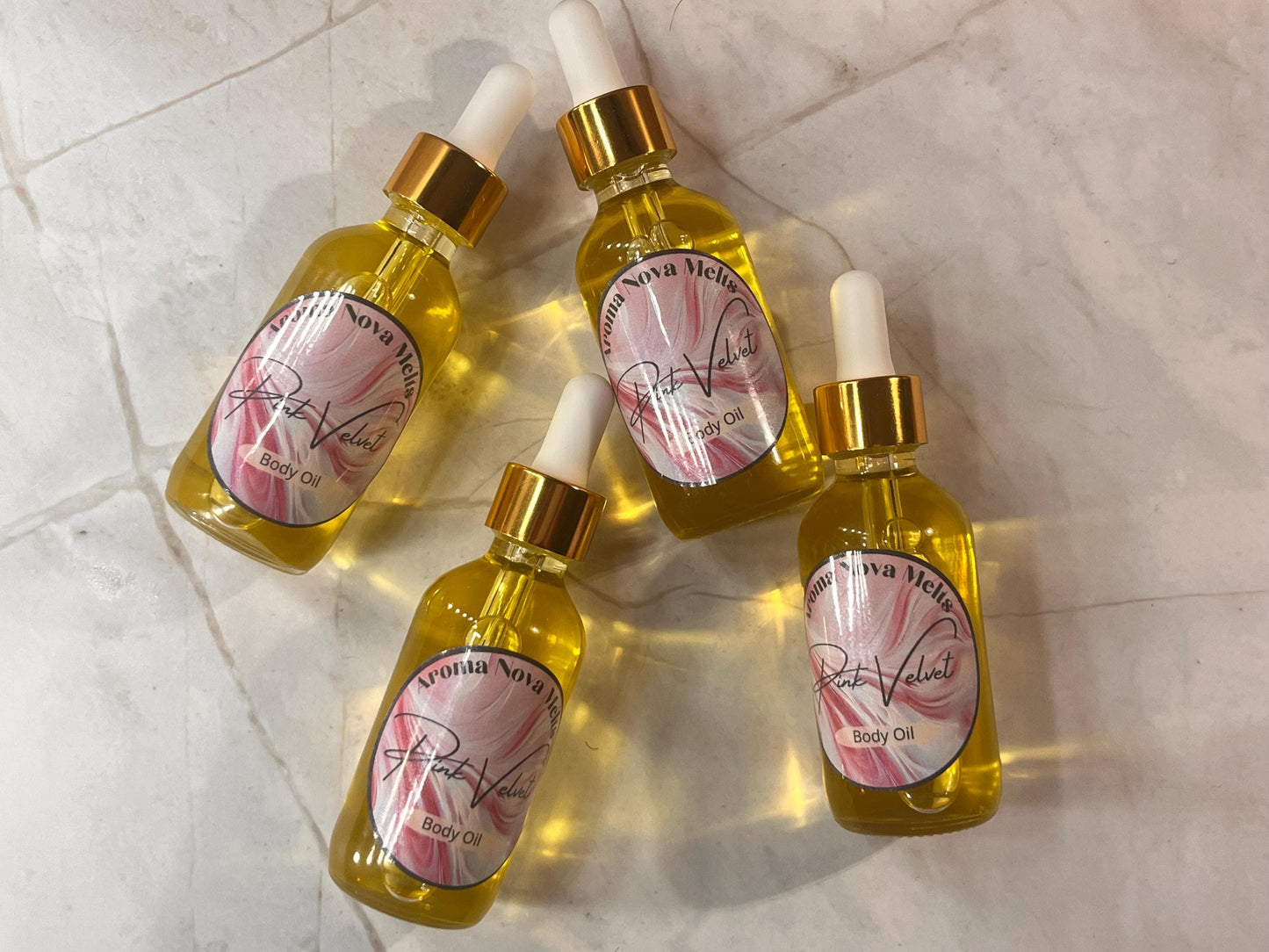 Pink Velvet Scented Body Oil
