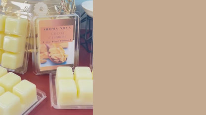 Cocoa Cashmere| strong scented soy wax melt, nontoxic wax tarts, home fragrance essentials