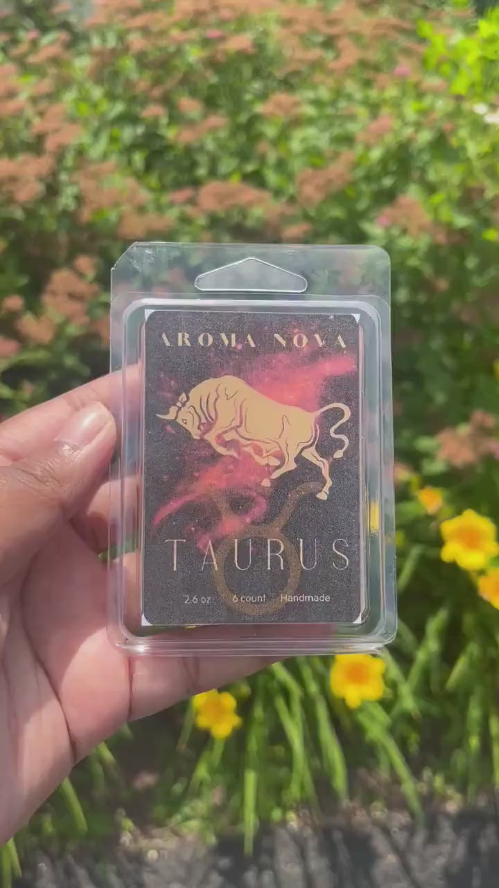 Taurus Zodiac Sign Soy Wax Melt Strong Scented Long Lasting Melt, Non-toxic Wax Tarts, Home Fragrance Essentials
