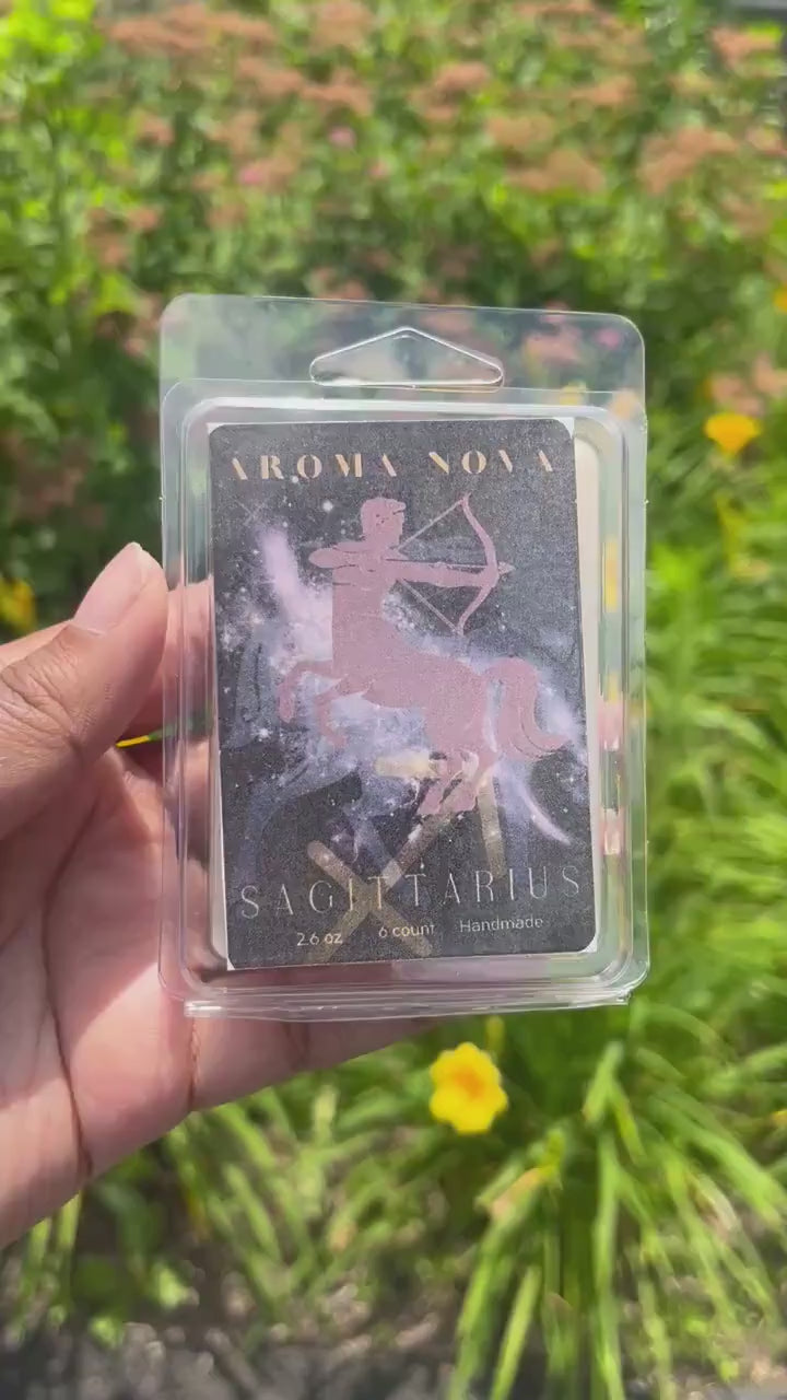 Sagittarius Zodiac Sign Soy Wax Melt Strong Scented Long Lasting Melt, Non-toxic Wax Tarts, Home Fragrance Essentials