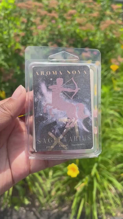 Sagittarius Zodiac Sign Soy Wax Melt Strong Scented Long Lasting Melt, Non-toxic Wax Tarts, Home Fragrance Essentials