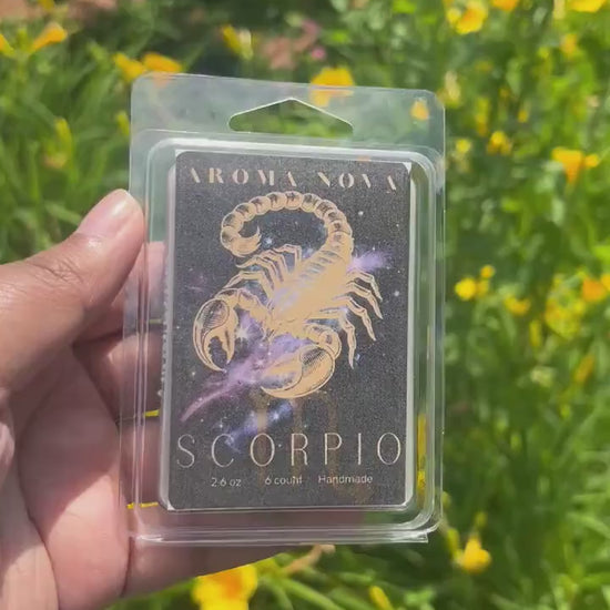 Scorpio Zodiac Sign Soy Wax Melt Strong Scented Long Lasting Melt, Non-toxic Wax Tarts, Home Fragrance Essentials