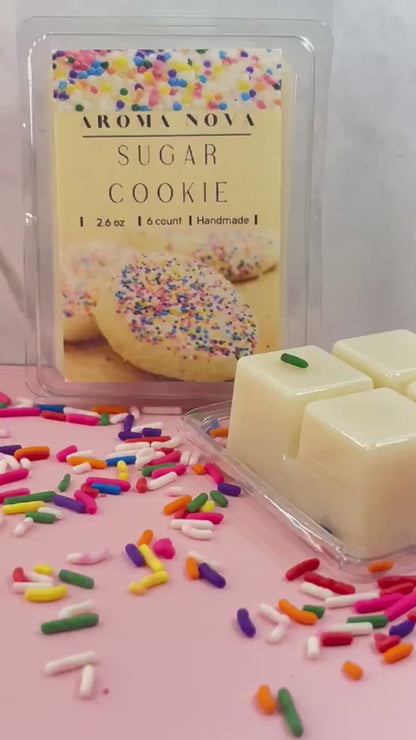 Sugar Cookie Wax Melts! Strong scented soy wax melt long lasting home fragrance, Non-toxic Wax Tarts, Home Fragrance Essentials